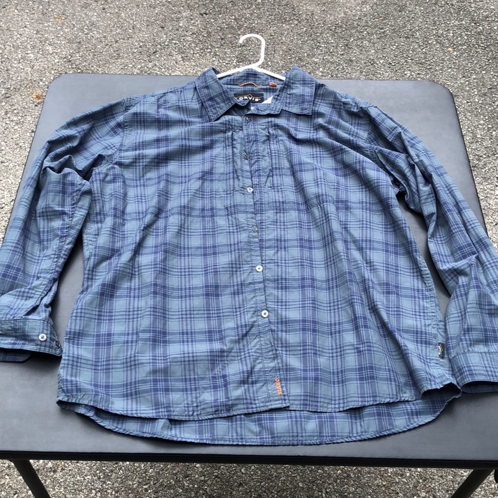 Orvis long sleeve button up XL